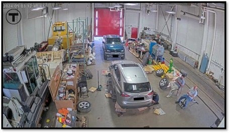 Large Garage with Cars Large Garage with Cars